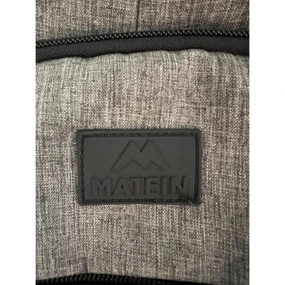 Matein Laptop Backpack Heather Gray Travel Business School Commuter Bag